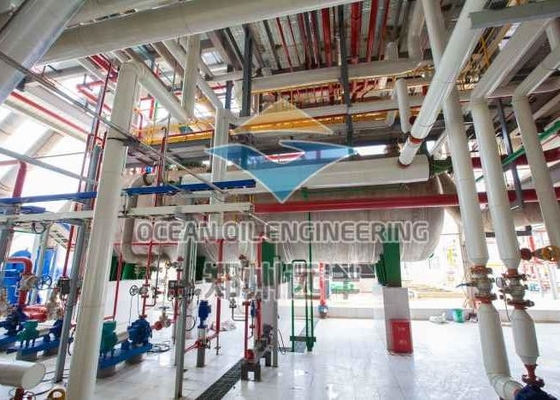 Nhà máy tiền xử lý dầu thép không gỉ với điều khiển PLC Nhiệt độ tùy chỉnh