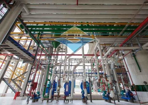 Gia nhiệt bằng hơi nước Điều hòa hạt có dầu Nhà máy tiền xử lý thép không gỉ PLC / DCS