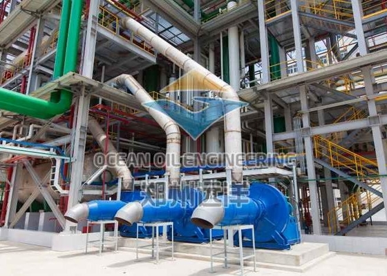 Thiết bị phân đoạn khô bằng thép không gỉ Phun cát dầu cọ với áp suất 0,6MPa