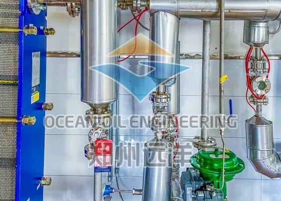 Nhà máy tinh chế dầu thực vật tự động ISO9001 304 500TPD cho dầu mầm ngô