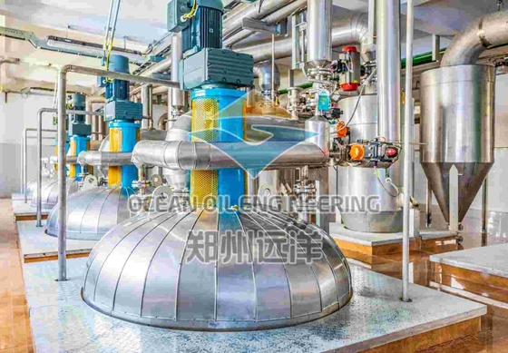 Các hạt trà Nhà máy lọc dầu ăn liên tục 3 giai đoạn 220V / 380V 10-5000 TPD