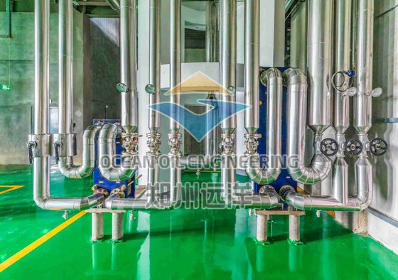 Nhà máy phân tách hiệu quả dầu cao và tiết kiệm năng lượng với chiều cao vòi 3m