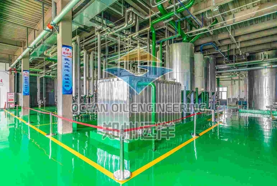 Máy lọc dầu cọ thép không gỉ với cài đặt công trình dân dụng hoàn chỉnh
