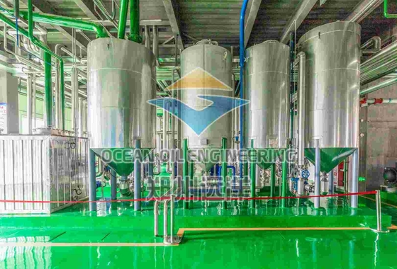 30-1500tons Capacity Oil Pre-treatment Plant With Vibrating Sieve Nhà máy xử lý dầu trước với máy lọc rung