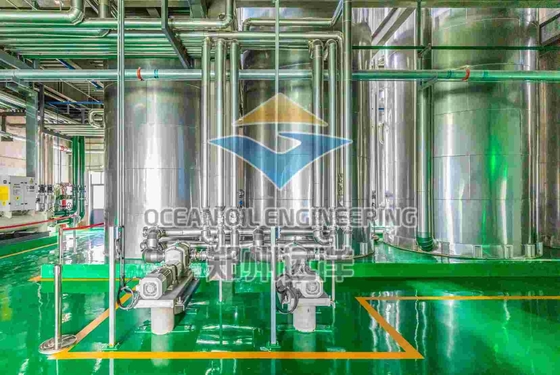 Vật liệu thô hạt bông Nhà máy lọc dầu ăn 3 giai đoạn Công suất 10-5000 TPD