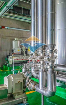 Thiết bị tinh chế dầu ăn hiệu quả Tải dầu đậu nành với máy rút quay