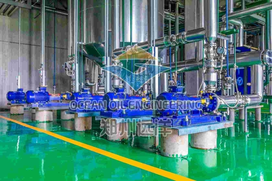 Thiết bị tinh chế dầu ăn tự động 500-1000T/ngày