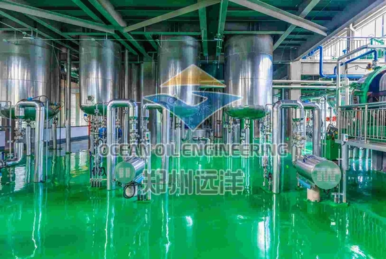 ISO9001 Máy lọc dầu ăn 1000T / D Với hệ thống điều khiển PLC