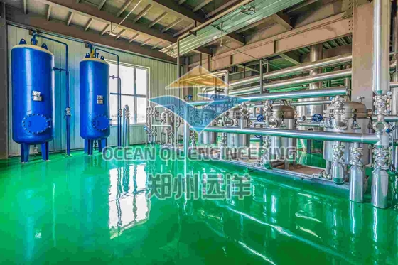 PLC điều khiển Thiết bị tinh chế dầu ăn 200 - 500TPD Capacity Chứng nhận ISO9001