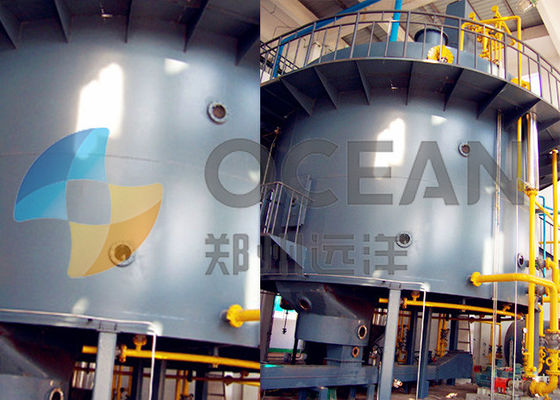 Máy vắt vòng quay Nhà máy dung môi cám gạo Cấu trúc đơn giản Chiết xuất đầy đủ