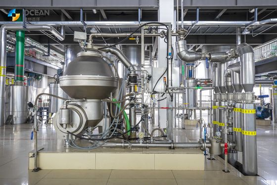 Dây chuyền sản xuất dầu ăn Nhà máy lọc khử trùng OEM