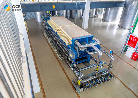 Máy con người Máy ép màng lọc giao diện Máy ép tấm khung