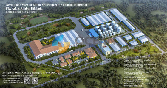 Dầu tẩy trang Thiết bị lọc dầu ăn được 30-1500TPD Tiết kiệm năng lượng