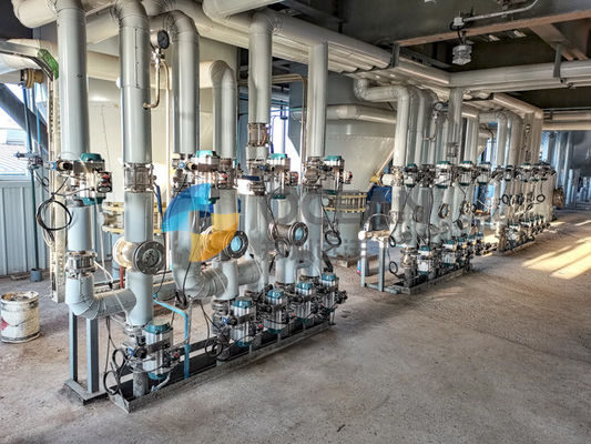 Máy tinh chế dầu đậu nành cọ ăn được với khử mùi