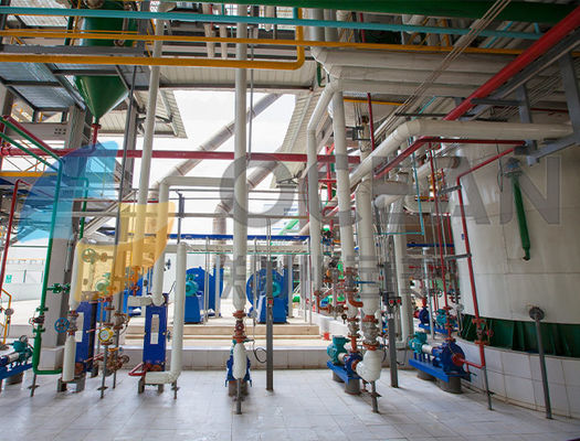 Nhà máy ép hạt có dầu 10-1000TPD ISO9001 Máy ép dầu hạt cải Tiết kiệm năng lượng